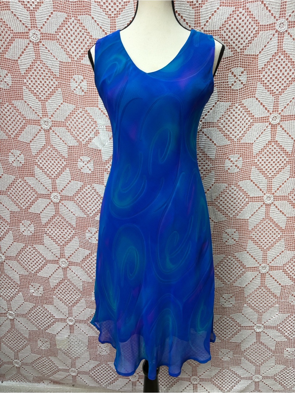 Simply Silk Bias-Cut Silk Dress – Size S